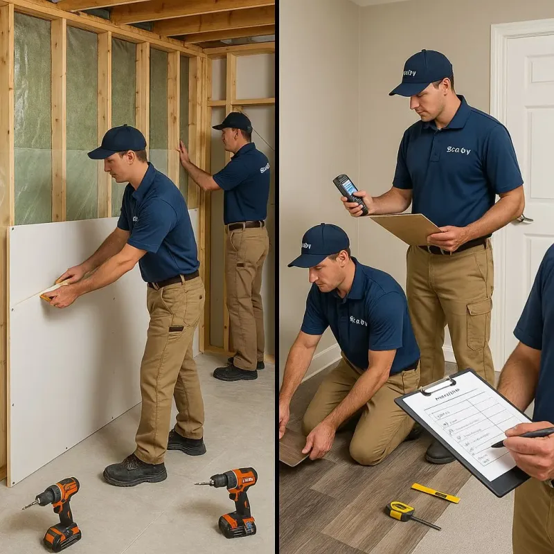 Repairs and Reconstruction process in Stansbury park, UT